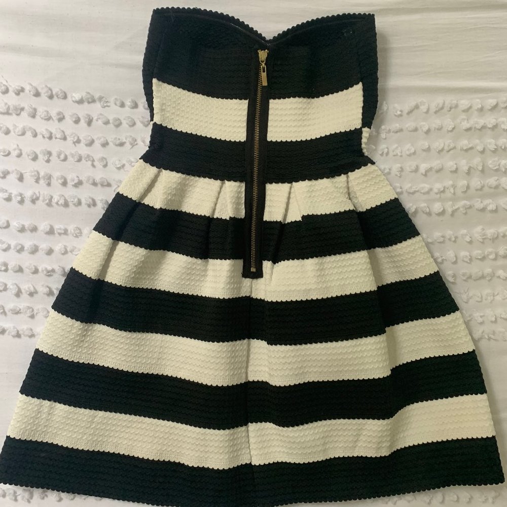 White and Black Bubble Dress!